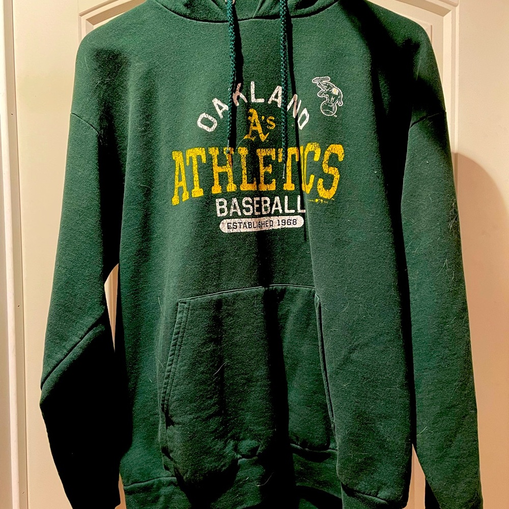 Authentic Oakland Athletics Sweatshirt, Green